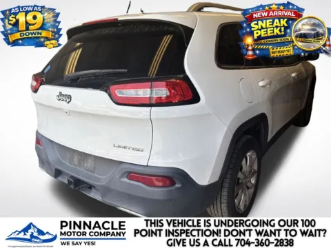 White 2016 Jeep Cherokee Limited for sale in Mooresville, NC