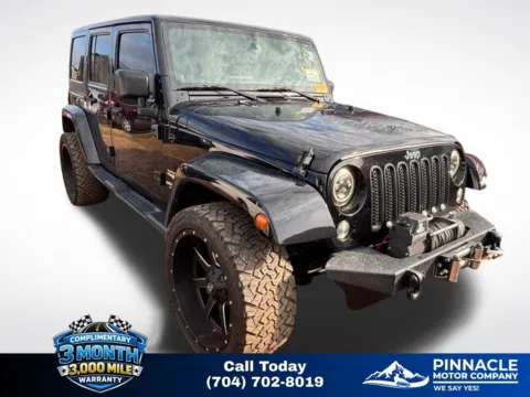 Black 2014 Jeep Wrangler Unlimited Sahara for sale in Mooresville, NC