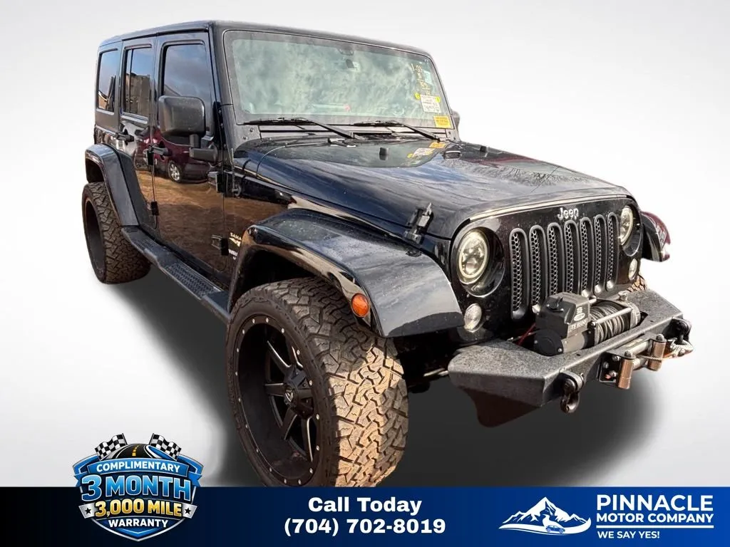 Black 2014 Jeep Wrangler Unlimited Sahara for sale in Mooresville, NC