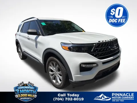 White 2021 Ford Explorer XLT for sale in Mooresville, NC