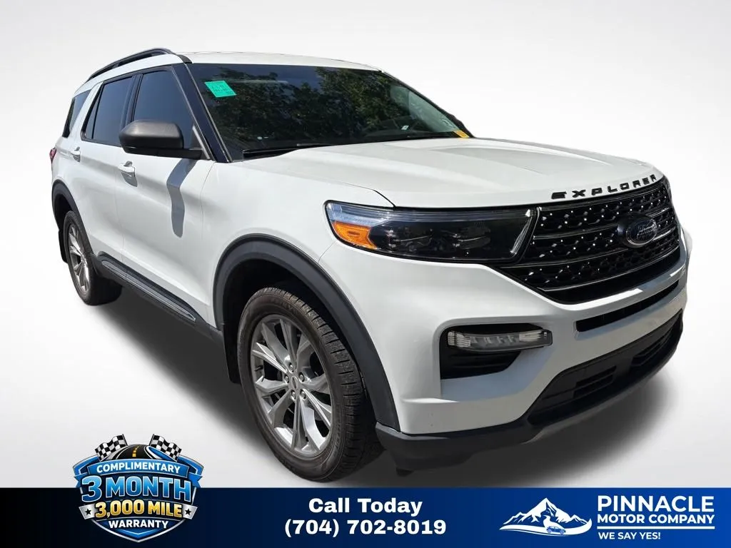 White 2021 Ford Explorer XLT for sale in Mooresville, NC