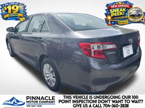 Another view of 2014 Toyota Camry L for sale in Mooresville, NC at Pinnacle Motor Company LKN
