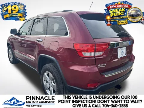 Another view of 2012 Jeep Grand Cherokee Limited for sale in Mooresville, NC at Pinnacle Motor Company LKN