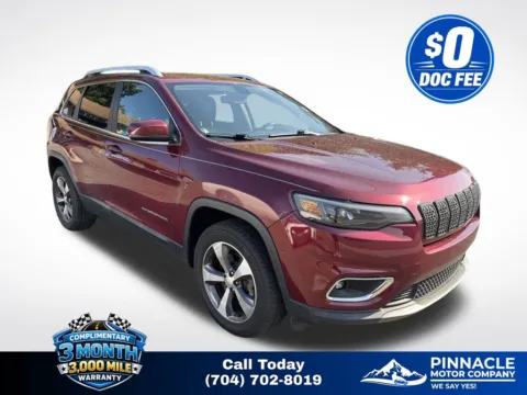 Red 2019 Jeep Cherokee Limited for sale in Mooresville, NC
