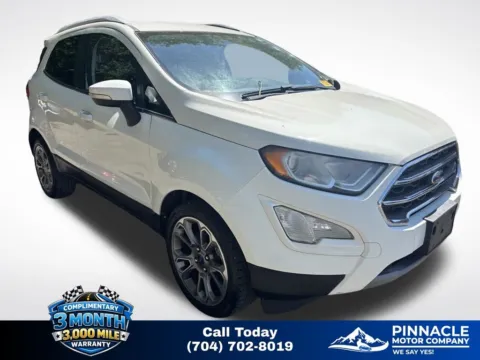White 2019 Ford EcoSport Titanium for sale in Mooresville, NC