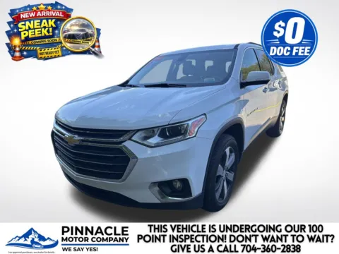 Photos of 2020 Chevrolet Traverse 3LT for sale in Mooresville, NC at Pinnacle Motor Company LKN