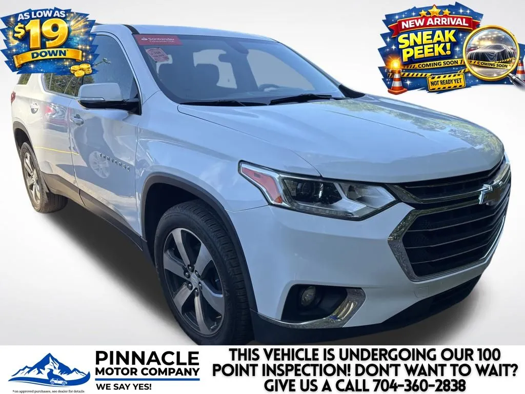 White 2020 Chevrolet Traverse 3LT for sale in Mooresville, NC