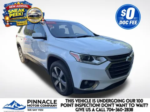 White 2020 Chevrolet Traverse 3LT for sale in Mooresville, NC