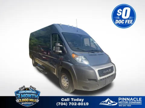 Blue 2020 Ram ProMaster 3500 High Roof for sale in Mooresville, NC