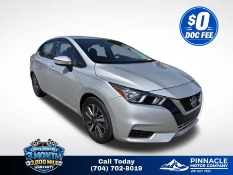 Silver 2021 Nissan Versa 1.6 SV for sale in Mooresville, NC