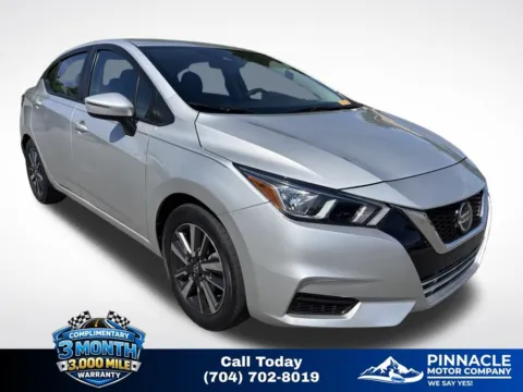 Silver 2021 Nissan Versa 1.6 SV for sale in Mooresville, NC