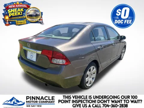 Another view of 2010 Honda Civic LX for sale in Mooresville, NC at Pinnacle Motor Company LKN