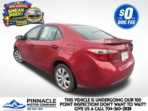 Photos of 2015 Toyota Corolla S for sale in Mooresville, NC at Pinnacle Motor Company LKN