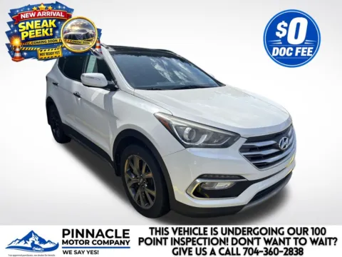 White 2018 Hyundai Santa Fe Sport 2.0T Ultimate for sale in Mooresville, NC