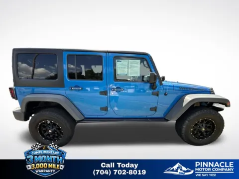 Another view of 2016 Jeep Wrangler Unlimited Sport for sale in Mooresville, NC at Pinnacle Motor Company LKN