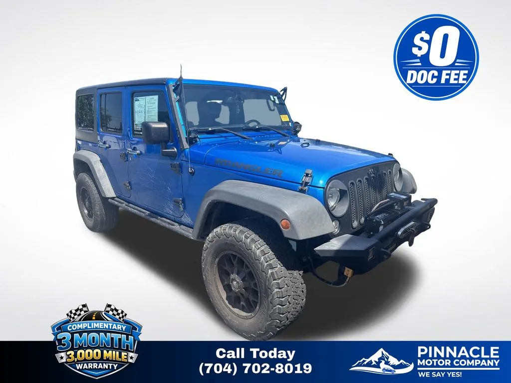 Blue 2016 Jeep Wrangler Unlimited Sport for sale in Mooresville, NC