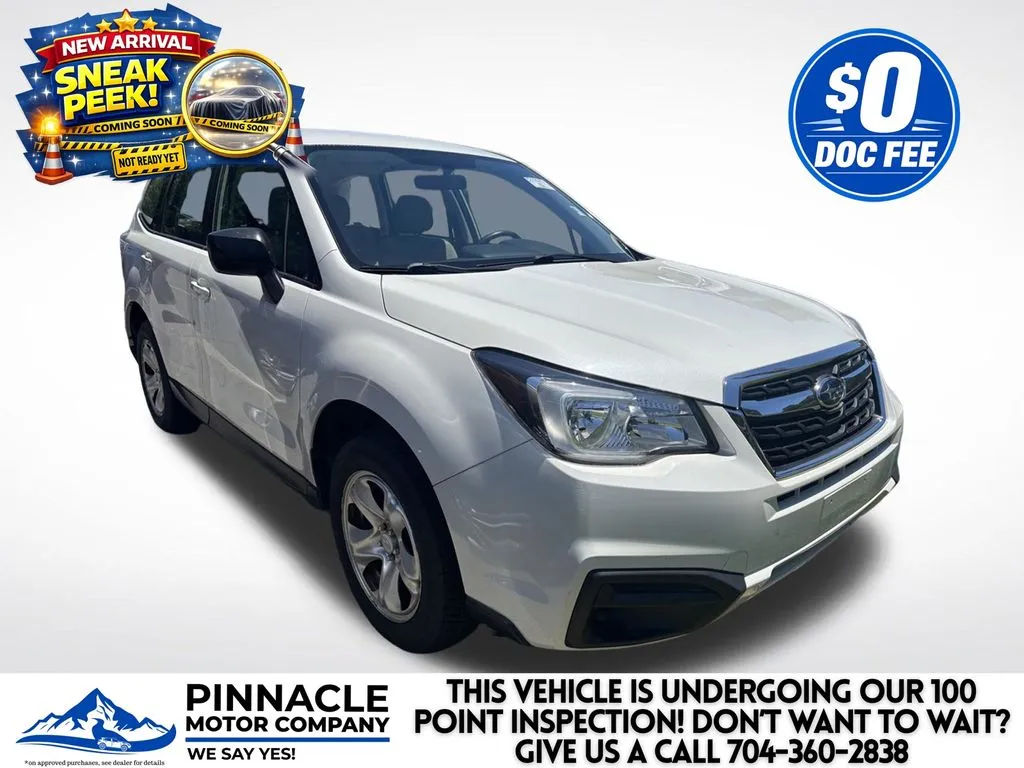 White 2017 Subaru Forester 2.5i for sale in Mooresville, NC