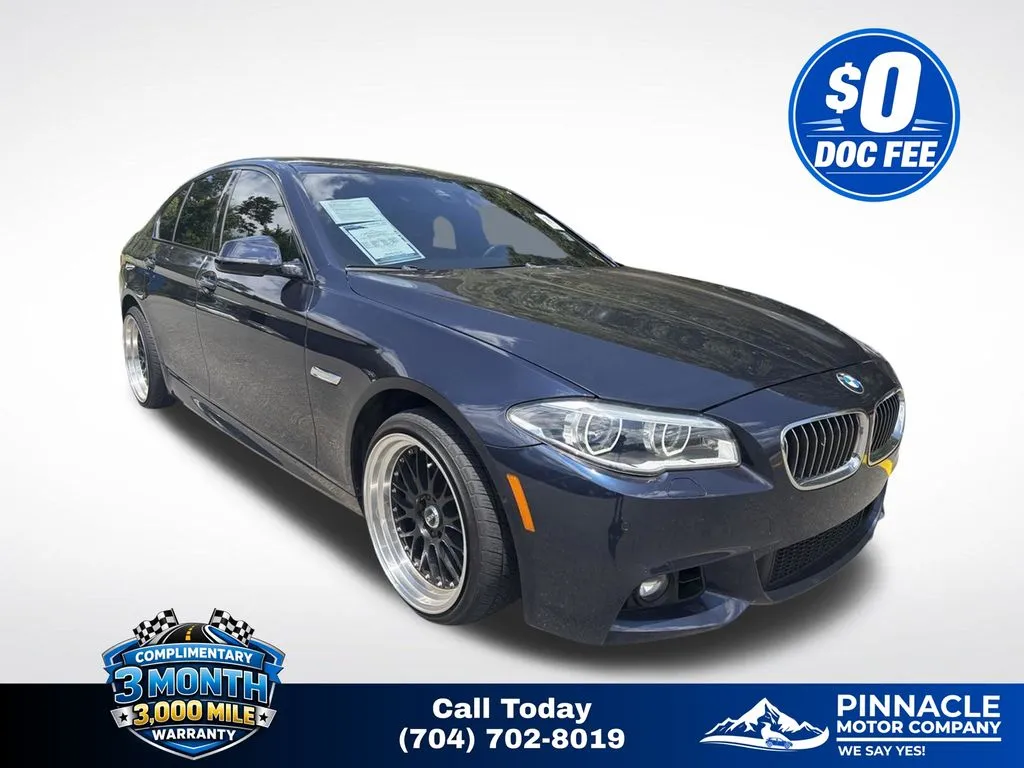 Blue 2014 BMW 5 Series 550i xDrive for sale in Mooresville, NC
