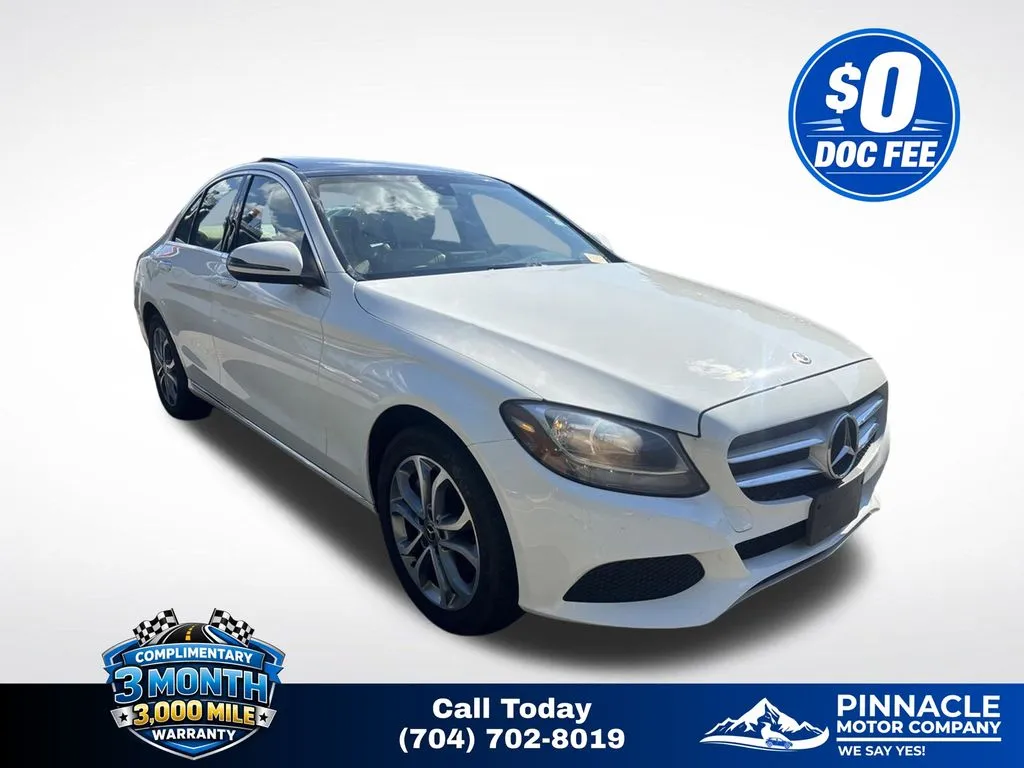 White 2018 Mercedes-Benz C-Class C 300 for sale in Mooresville, NC