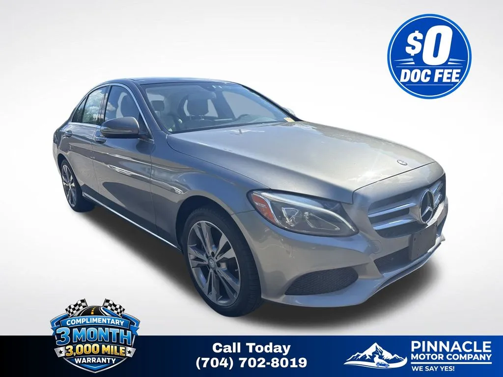 Silver 2015 Mercedes-Benz C-Class C 300 for sale in Mooresville, NC