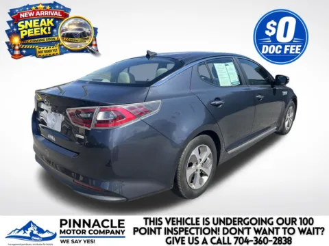 Another view of 2015 Kia Optima Hybrid for sale in Mooresville, NC at Pinnacle Motor Company LKN