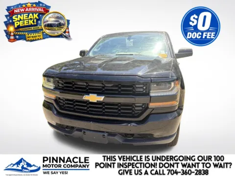 Black 2016 Chevrolet Silverado 1500 Custom for sale in Mooresville, NC