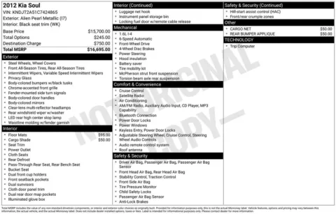 Photos of 2012 Kia Soul for sale in Mooresville, NC at Pinnacle Motor Company LKN