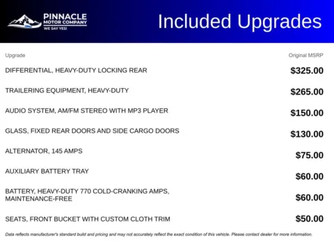 More photos of 2015 Chevrolet Express 2500 Work Van at Pinnacle Motor Company LKN, NC