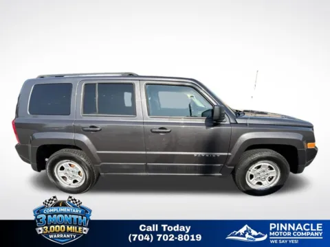 Another view of 2016 Jeep Patriot Sport for sale in Mooresville, NC at Pinnacle Motor Company LKN