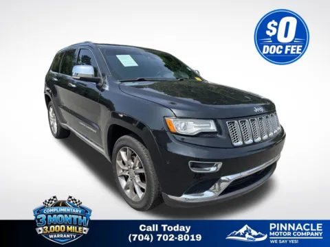 Black 2015 Jeep Grand Cherokee Summit for sale in Mooresville, NC