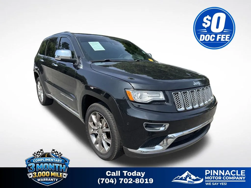 Black 2015 Jeep Grand Cherokee Summit for sale in Mooresville, NC
