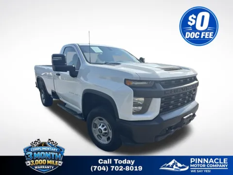White 2020 Chevrolet Silverado 2500HD Work Truck for sale in Mooresville, NC