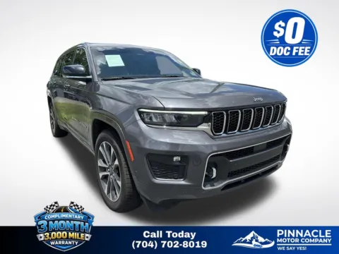 Gray 2023 Jeep Grand Cherokee L Overland for sale in Mooresville, NC