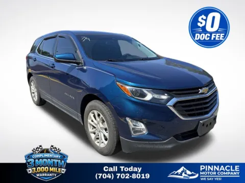 Blue 2020 Chevrolet Equinox LT for sale in Mooresville, NC