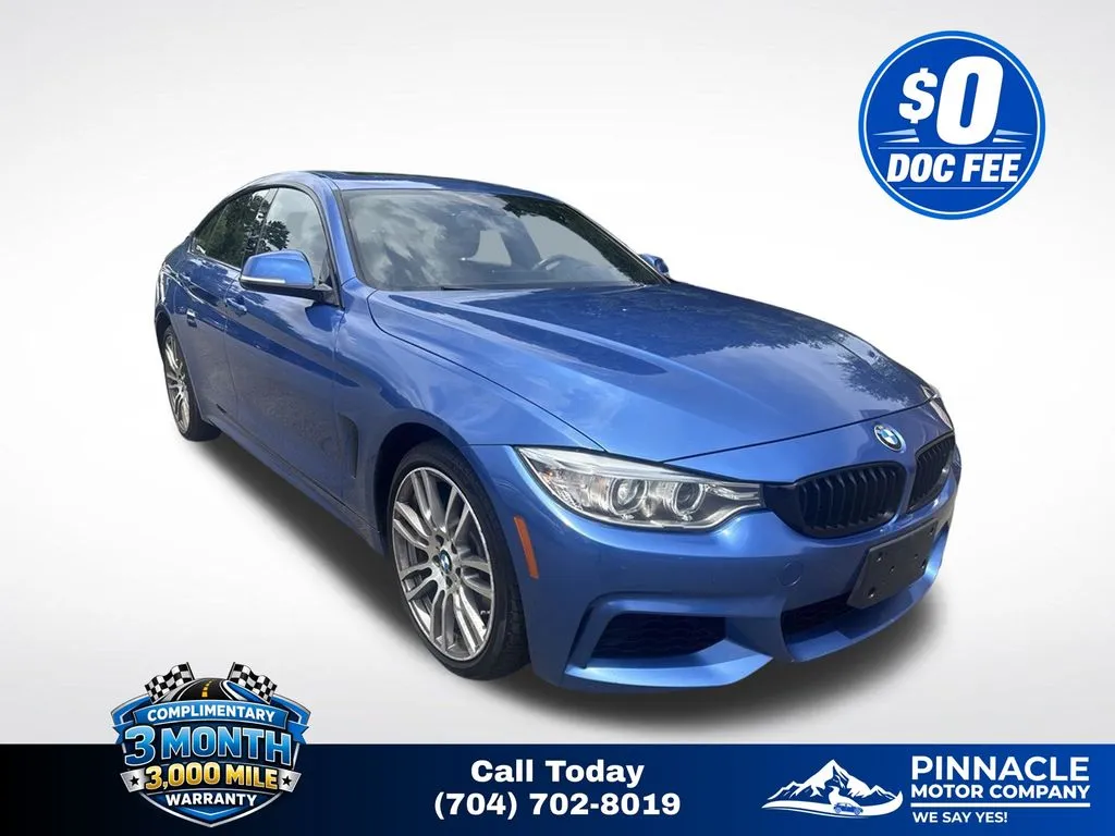Blue 2016 BMW 4 Series 428i xDrive Gran Coupe for sale in Mooresville, NC