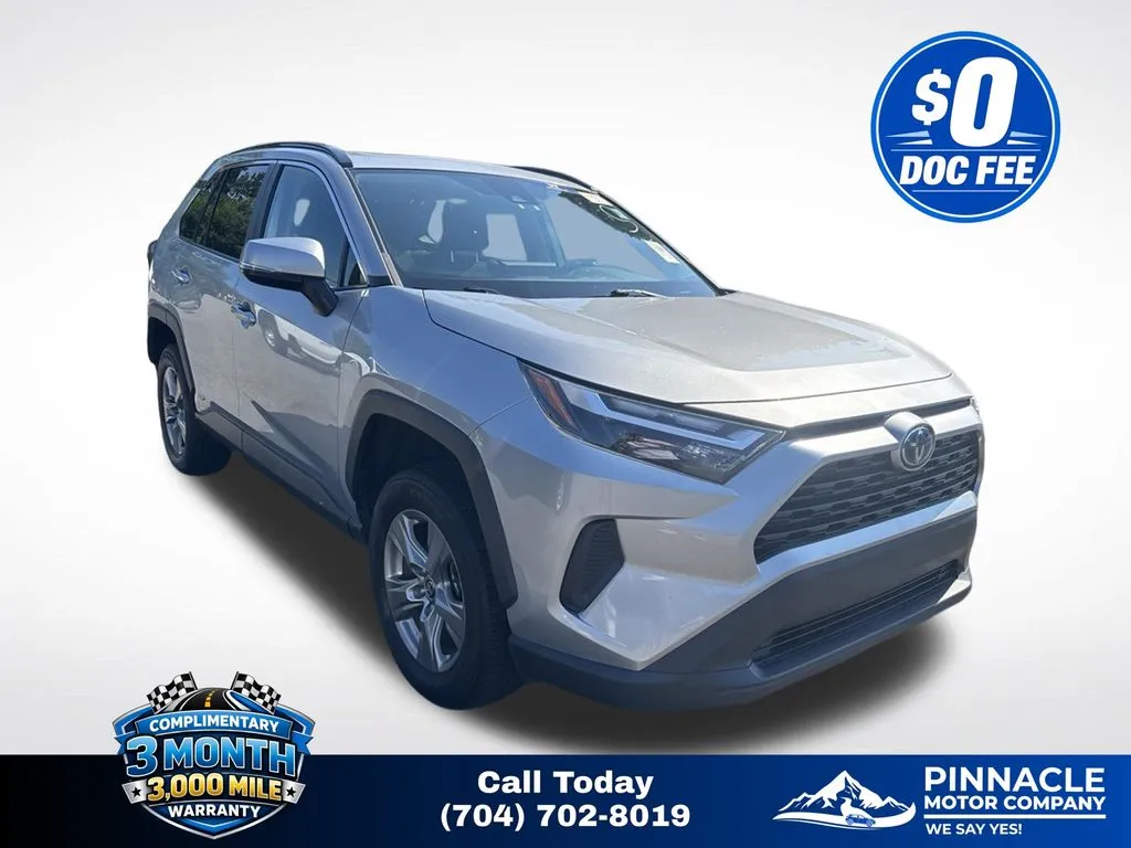 Silver 2022 Toyota RAV4 Hybrid XLE for sale in Mooresville, NC