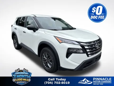 White 2024 Nissan Rogue S for sale in Mooresville, NC