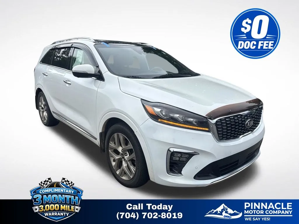 White 2019 Kia Sorento SX Limited for sale in Mooresville, NC