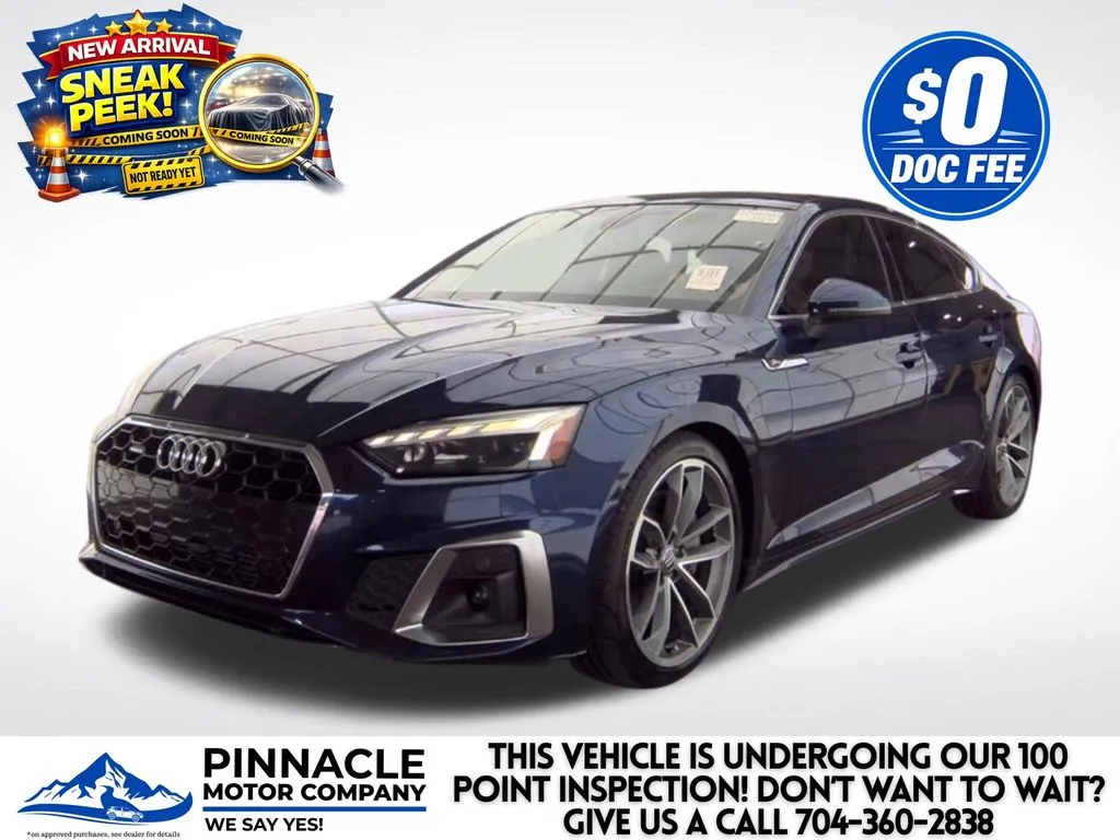 Blue 2021 Audi A5 Sportback 45 S line Premium Plus for sale in Mooresville, NC