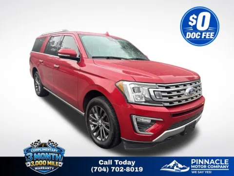 Red 2020 Ford Expedition Max Limited for sale in Mooresville, NC