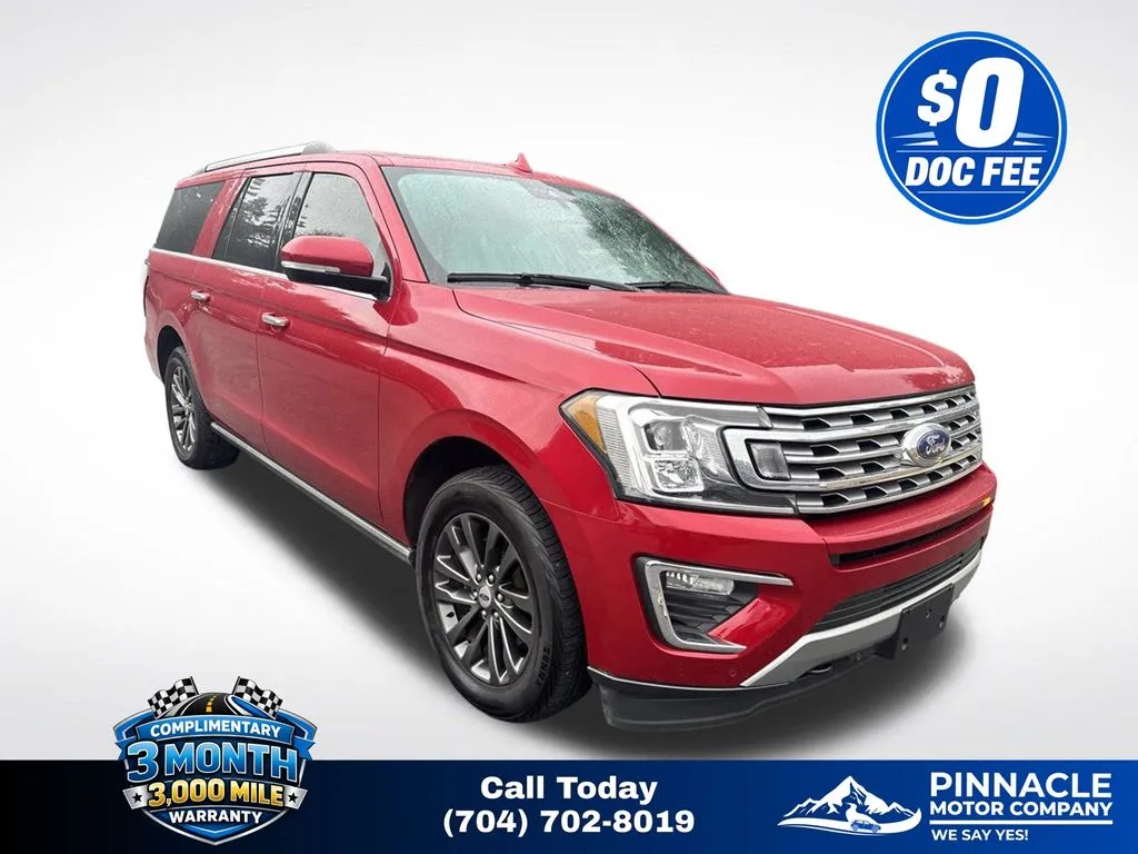 Red 2020 Ford Expedition Max Limited for sale in Mooresville, NC