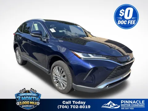 Blue 2021 Toyota Venza Limited for sale in Mooresville, NC