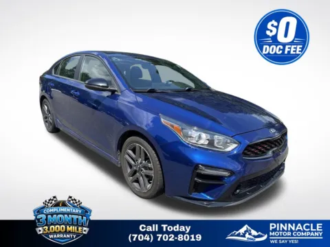 Blue 2021 Kia Forte GT-Line for sale in Mooresville, NC