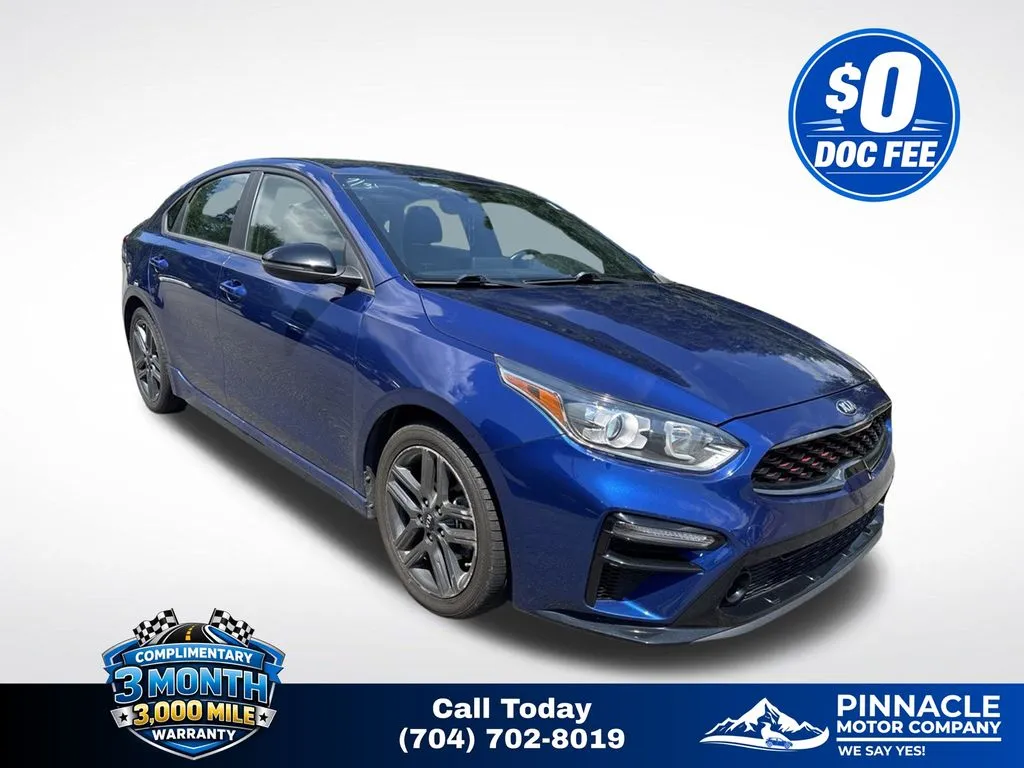 Blue 2021 Kia Forte GT-Line for sale in Mooresville, NC