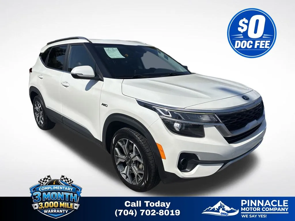 White 2021 Kia Seltos EX for sale in Mooresville, NC