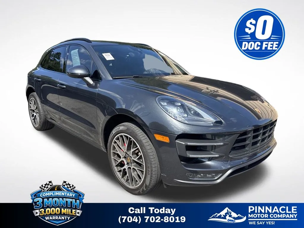 Black 2017 Porsche Macan Turbo for sale in Mooresville, NC