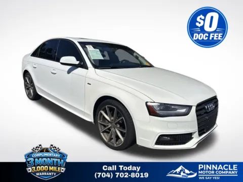 White 2016 Audi A4 2.0T Premium for sale in Mooresville, NC
