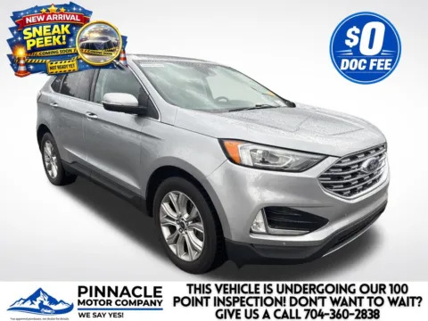 Silver 2022 Ford Edge Titanium for sale in Mooresville, NC