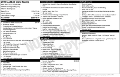Photos of 2009 Mazda Mazda5 Grand Touring for sale in Mooresville, NC at Pinnacle Motor Company LKN