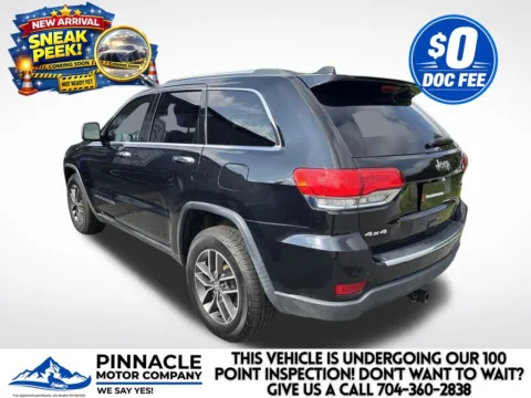 Another view of 2017 Jeep Grand Cherokee Limited for sale in Mooresville, NC at Pinnacle Motor Company LKN
